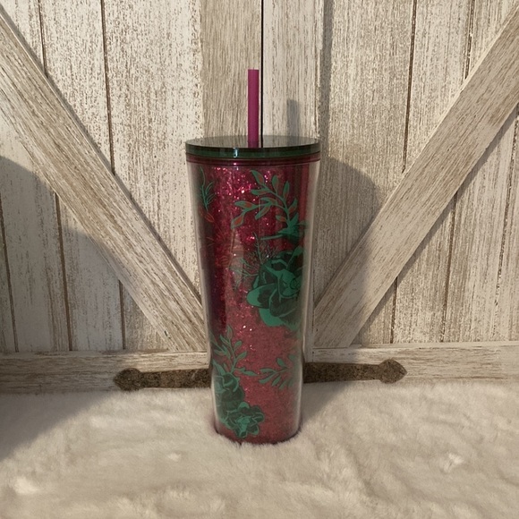 Starbucks 2022 Holiday Sangria Berry Corsage Venti Tumbler - Picture 3 of 7